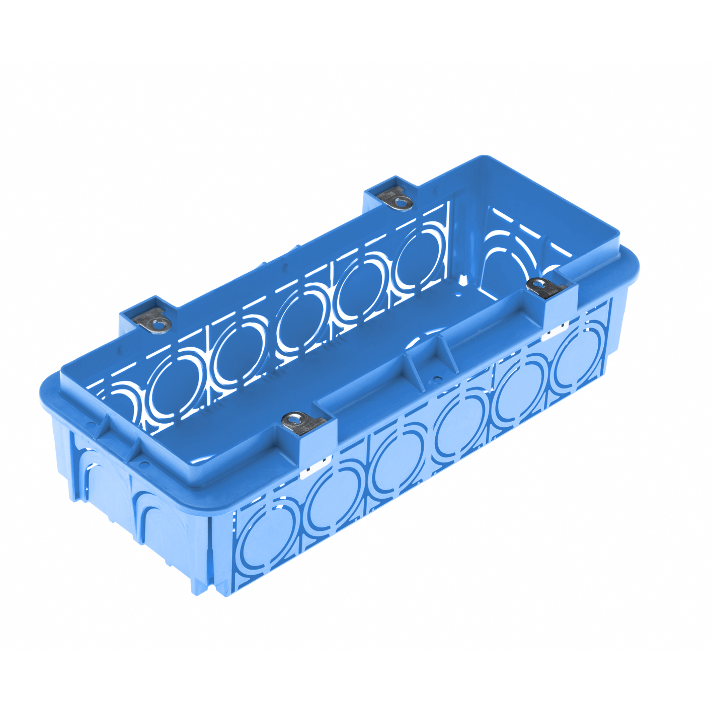 Boite rectangulaire a encastrer 6 modules